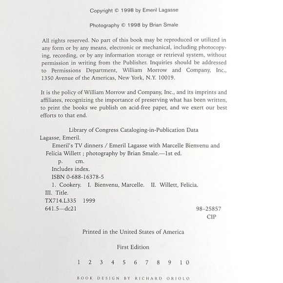 1st Edition Emeril Lagasse Cookbooks – Prime Time & Emeril’s TV Dinners - Picture 7 of 14